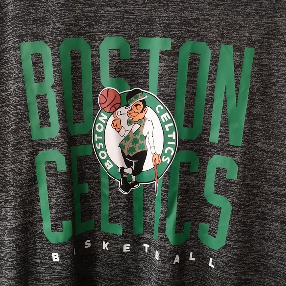 Set of Two Boston Celtics T-shirts Never Worn, Size Large, All-over Print, Green - Picture 2 of 7
